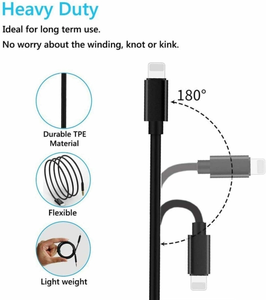 Lightning Aux Kabel Adapter Iphone 13 12 8 11 Adapter Klinke