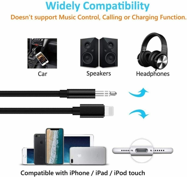 Lightning Aux Kabel Adapter Iphone 13 12 8 11 Adapter Klinke