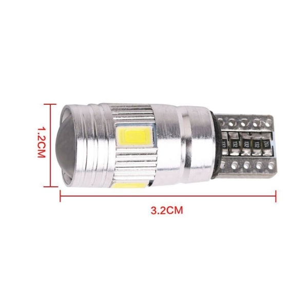1X W5W 5 Smd Led T10 Led Standlichter Glassockel Fehler Frei