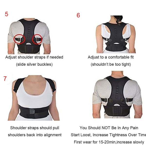 Magnetic Therapy Posture Corrector Unterunterstützung Rücken