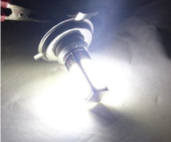 2X 20W H4 Auto Cob Led Nebelscheinwerfer 6000K Birne Licht