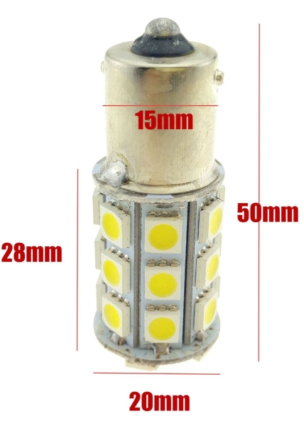 1X Blinker 27 Led P21W Ba15S Lampe 1156 P21W Standlicht Rück