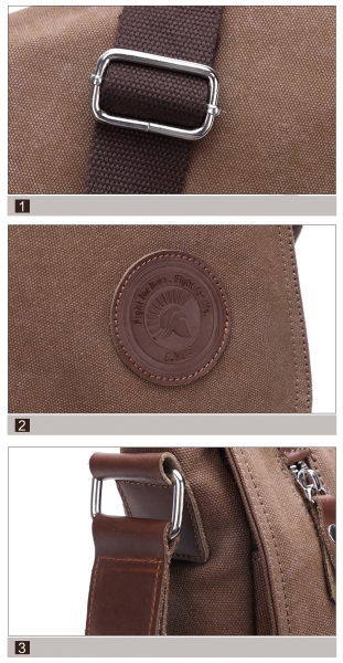 Augur Herrentasche Tasche Kuriertasche Leinen Englisch Kurie