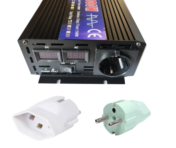 SPANNUNGSWANDLER 12V Wechselrichter 2000w/4000w / Wechselrichter solar Inverter ... -