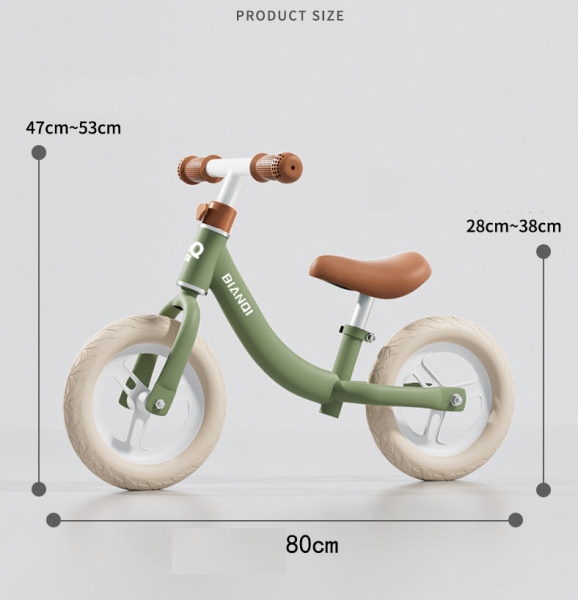 Kinderlaufrad Laufrad Kinderrad BlauKinderrad Lernrad Kinder Kinderfahrzeug Gummireifen Rad Bike Grün Green