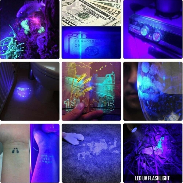 Ultra Uv Led Taschenlampe Ultraviolett Violet Led Taschenlam