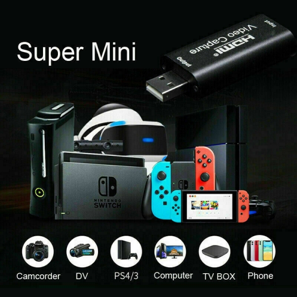 Videoaufnahme 1080P Hdmi Video Capture Grabber Recorder Usb2