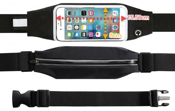 Laufgürtel Hüfttasche Fitness Belt Sporttouchscreen Bauchtas