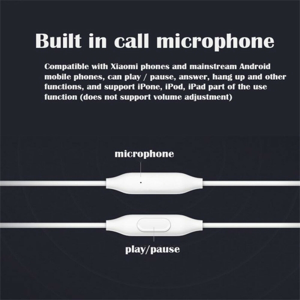 Xiaomi Piston Pro Basic Edition Kopfhörer Headset 3.5Mm In-O
