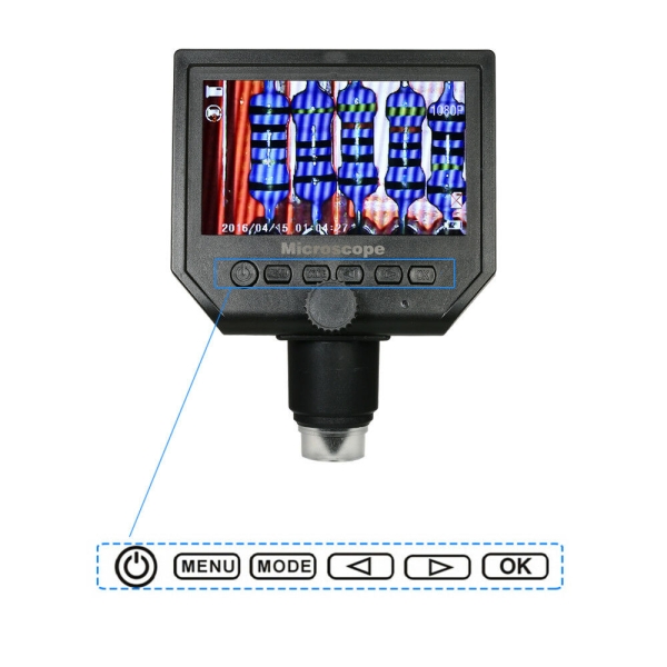 4.3 Zoll Digitales Mikroskop Lupe Endoskop Professional Cam