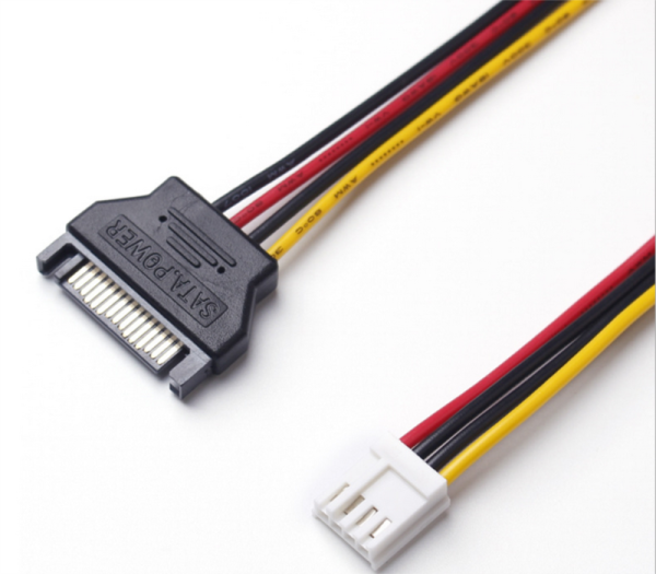 Stromkabel Adapter Sata 15Pin Stecker Auf Floppy 4Pin Strom