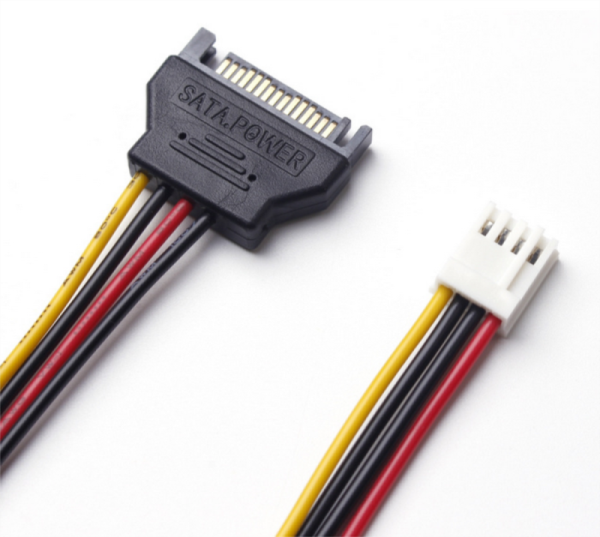 Stromkabel Adapter Sata 15Pin Stecker Auf Floppy 4Pin Strom