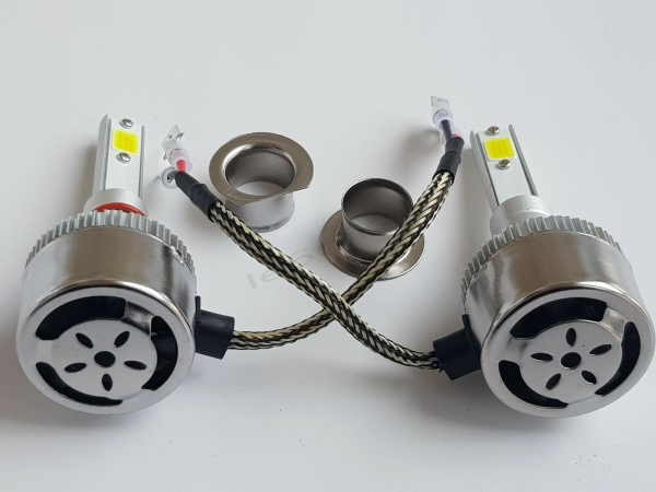 1 Paar H1 C6 Led Auto Scheinwerfer Cob Scheinwerfer Glühbirn