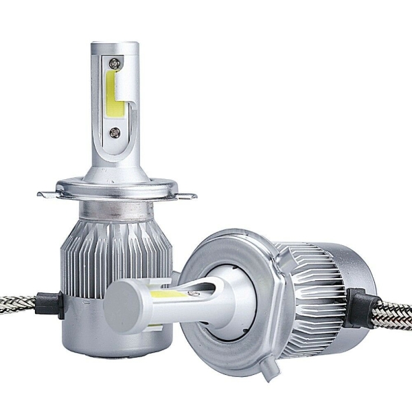 1 Paar H1 C6 Led Auto Scheinwerfer Cob Scheinwerfer Glühbirn