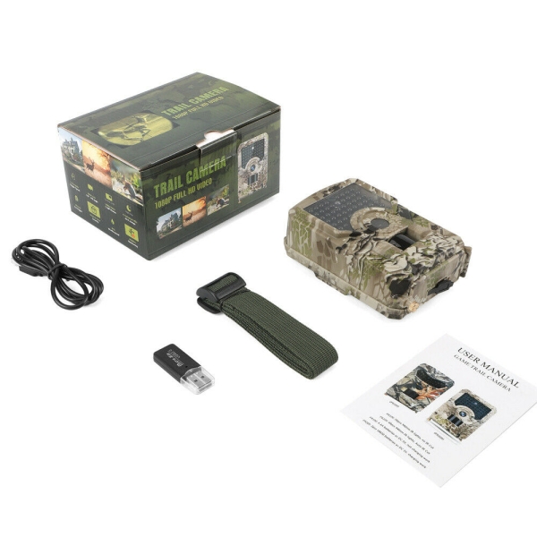 Kamera Wildkamera 1080P 12Mp Jagdkamera Fotofalle Pir Nachts