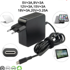 45W Usb-C Type-C Ac Adapter Laptop Ladegerät Netzkabel Kabel