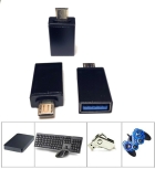 Metall Micro Usb B Stecker Auf Usb 2.0 A Buchse Otg Adapter