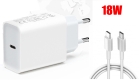 18W Typ Usb C Ladegerät Pd 3.0 Schnellladegerät + Ladekabel