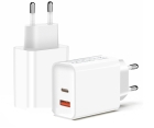 20W Pd Usb-C / Type C Usb C Qc 3.0 Dual-Usb-Schnellladegerät