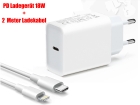 18W Usb-C Pd Schnell Ladegerät Netzteil + 2M Lightning Ladek