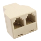 Adapter T-Verteiler Y-Splitter Rj11 Telefon Adapter T-Vertei