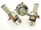 1x H4 LED 18 SMD 5050 Lampe Nebelscheinwerfer Leuchte Birne Nebel Licht Weiß