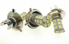 1x Xenon LED Nebelscheinwerfer Rennsport Birne H4 high Power 27 WEISS BULBS H4