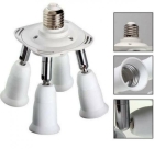 4 In 1 E27 Lampenfassung Fassung Sockel Leuchtmitteladapter