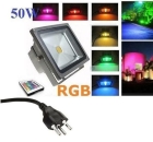 50W Rgb Led Flutlicht Fluter Strahler Mit Ch Stecker+ Kabel