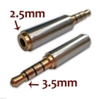 Audio Adapter 3,5Mm Stecker Auf 2,5Mm Kl Stecker Auf 2,5Mm K