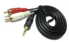 Stereo Kabel 3,5Mm Klinke - 2 Rca Cinch 3,5Mm Klinke Auf 2X