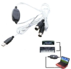 Usb Zu Midi Konverter Converter Kabel Pc Interface Pc Adapte