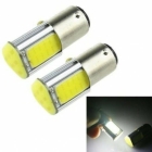 Weiß 1157 BAY15D 4 COB LED Brems Blinker Rücklicht Auto Birnen Lampe