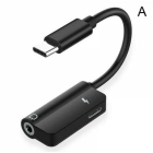 2In1 Usb Typ C Auf 3,5 Mm Klinke Audio Adapter