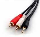 5M Stereo Audio Kabel Adapter Aux 3.5M Aux 3,5Mm Klinke Zu 2