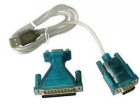 Usb Zu Seriell Rs232 Kabel + Db25 Usb Zu Seriell Rs232 Kabel