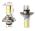 2X 20W H4 Auto Cob Led Nebelscheinwerfer 6000K Birne Licht