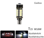 1X W16W T15 T10 W5W 15Smd Led Canbus Rüccanbus Rückfahrlicht