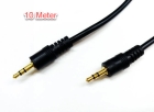 10M Klinke Audio Kabel - 2X 3,5Mm Stereo Kabel - 2X 3.5Mm St