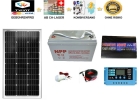 Komplette Solaranlage 100W Solarpanel  Mit Batterie Für Wohnmobile Balkon