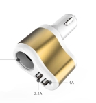 120W 3.1A Dual Usb Autoladegerät Splitteadapter 3.1A / 120W