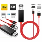 4K Usb 3.1 Typ C Zu Hdmi Kabel Hdtv Tv Adapter Für Macbook S