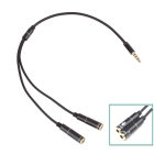 3,5-Mm-Audio-Mikrofon-Y-Splitter-Kabel Kopfhöreradapter