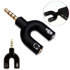 3,5Mm Stereo Splitter Zu Mic & Headset Ksplitter Zu Mic & He